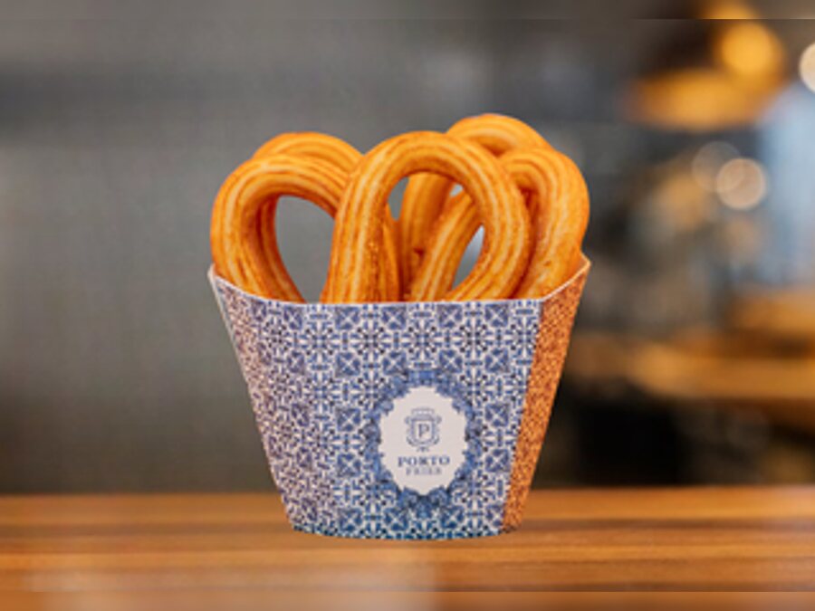 Churros com cobertura